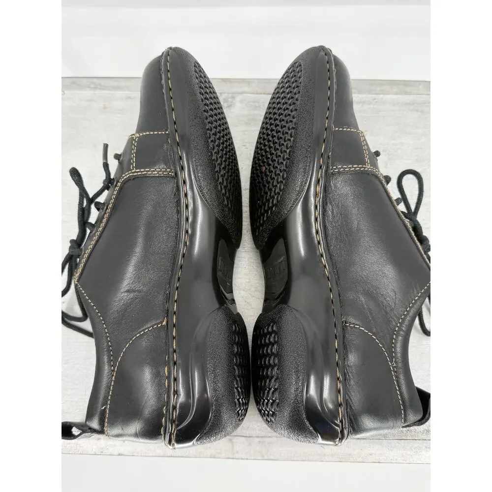 Børn Women's Jean Leather Oxford Lace-Up Shoes Black Size 6.5 M Style: W32146
